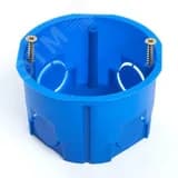 Подрозетник для сплошных стен, синий (без инд стикера), EBX20-01-2 FERON