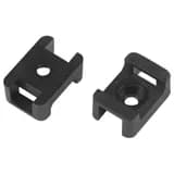 Площадка под хомуты 22х16мм с монтажным отверст. М4 NO-225-314 черн. (уп.10шт) Эра Б0066712