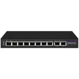 10 портовый неуправляемый коммутатор (8 PoE) TR-NS1410-120-8POE Trassir