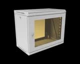 Шкаф телекоммуникационный настенный разборный МИКсистем 19" Keys 9U 600*350 дверь стекло