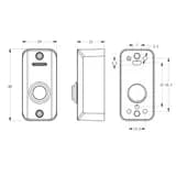 Кнопка выхода ST-EX012LSM (с индикацией) Smartec
