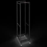 Открытая серверная стойка 45U 533x600x2062mm, двухрамная, цвет черный (RAL 9004) SYSMATRIX GR 6645.900