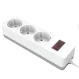 Сетевой фильтр 3местный сз STEKKER HM203105 3x1мм2 5 м серия Optima белый 50088