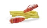Патч-корд U/UTP, 5е, 0.15 м Hyperline PC-LPM-UTP-RJ45-RJ45-C5e-0.15M-LSZH-YL