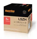 Кабель витая пара Hyperline SFUTP4-C5E-S24-IN-LSZH-YL-305 (305 м)