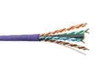 Кабель UUTP4 cat6a NETKO 4 пары 23 AWG BC 305м с крестовиной нгАHF LSZH малодымный не содержащий галогенов фиолетовый одножильный NETKO UTP5383069B