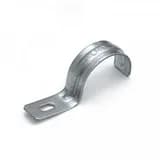 Скоба металлическая однолапковая усиленная противопожарная СМОУ d31-32 мм (50 шт/уп)