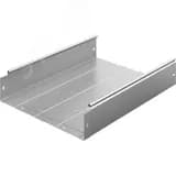Металлический лоток неперфорированный 400х100х3000, толщина 1,0 мм, Сендзимир цинк