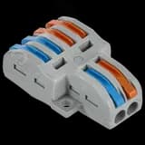 Строительно-монтажная клемма СМК 222-4124 проходная разветвительная (50шт/упак) IEK