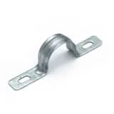 Скоба металлическая двухлапковая усиленная противопожарная СМДУ d21-22 мм (100шт/800шт уп/кор) Промрукав