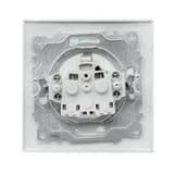 Розетка 1-м СП Валенсия 16А IP20 с заземл. защ. шторки бел. PROxima EKF EWR16-028-10