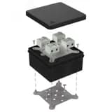 Коробка огнестойкая для о/п двухкомпонентная 60-0300-FR10.0-8 Е15-Е120 RAL9005 100х100х50 (14 шт/кор)