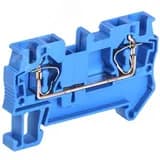 Клемма пружинная КПИ 2в-4 41А синий