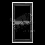 Рамка 2-я для горизонтальной/вертикальной установки  Серия- LS990  Материал- металл  Цвет- алюминий JUNG