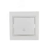 Мира Кнопка звонка белая