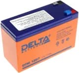 Аккумуляторная батарея 12-7 (12В, 7Ач) Delta DTM 1207