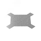 Донная вставка для крестообразного разветвителя для лотков ЛКР 300, толщ. 1,0 мм, Сендзимир цинк OSTEC