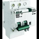 Выключатель автоматический дифференциальный АВДТ встроенная защита от сверхтоков 2Р 63А 300мА AC D ДИФ-101