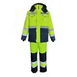 Костюм утеплённый мужской НОРДИК куртка, полукомбинезон цв. лимонный, т.синий 56-58 112-116/182-188