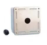 Коробка настенного монтажа для 1-го промышленного модуля Hyperline SBB-IE-1-SL