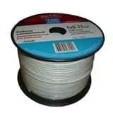 Кабель сигнальный экранированный 4x0.22мм2 (7x0.2мм) 100м пластиковая катушка белый NETKO SIC34025X0B