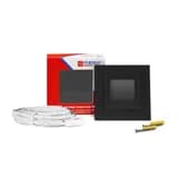 Терморегулятор Energy TK08 New Design черный матовый, для теплого пола, сенсорное управление, электронно-программируемый