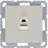 Интернет-розетка RJ45 с накладкой, цвет Тауп