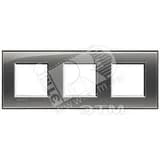 LivingLight Рамка прямоугольная 3 поста Лондонский туман