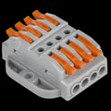 Строительно-монтажная клемма СМК 222-4144P проходная с площадкой (50шт/упак) IEK