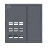 Щит этажный 9 кв. RAL7024 3 окна в ряд по гориз. (1000х950х150) EKF PROxima