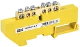 Шина PE "земля" на DIN-изоляторе ШНИ-6х9-6-Д-Ж IEK YNN10-69-6D-K05