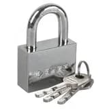 Замок "Мастер" навесной, стальной корпус, закаленная дужка, 60мм