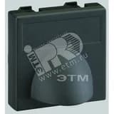 Connect Плата для вывода кабеля 45х45мм графит