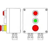 Взрывозащищенный пост управления из алюминия CPE-A-17 -(2xP1B(11) -1xP3E(11)) - 2x6018AASBKGM2SB(C)1Ex d e IIC T6 Gb / Ex tb IIIC T80°C Db IP66 DKC