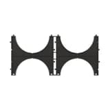 Кластер двойной для двустен. труб d110мм DKC 025112