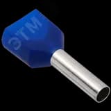 Наконечник НШВИ2 2,5-12 с изолированным фланцем (100шт/упак) GENERICA