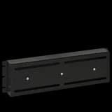 Корпус-панель с DIN-рейкой, 19 дюймов, 3U, 22 места, цвет черный (RAL 9005) SYSMATRIX DP 0003.900