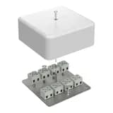 Коробка огнестойкая для кабель-канала 40-0470-FR2.5-16 Е15-Е120 103х103х45 RAL9003 (22 шт/кор) Промрукав