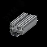 Клемма TC 1-1 пружинная, сечение 4 мм. кв., серая