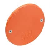 Крышка подрозетника, D-75, негорючая, ПВ-0, оранжевый