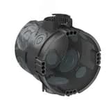 Коробка монтажная для твёрдых стен диам.60мм H (глубин а) 66 мм, с герметичными вводами, без винтов