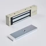 Электромагнитный замок (сила удержания 350 кг), с двумя встроенными датчиками, цвет серый RAL7032 (галечный серый) RL-EM350-LSG R-Lock