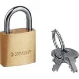 Замок навесной мини, латунный корпус, 20мм, Профессионал
