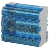 Шины на DIN-рейку в корпусе (кросс-модуль) ШНК 4х11 3L+PEN