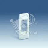 Рамка узкая с суппортом на один узкий модуль для скрытого монтажа, S82C, алюминий Simon