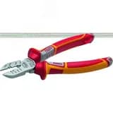 Бокорезы электрика комби диэлектрические 1000В VDE 190 мм, покрытие Crom, рукоятки SoftGripp 3K NWS