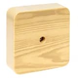 Коробка разветвительная KMP-030-030 (75х75х26) светлое дерево EKF PROxima