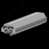 Клемма TB 1-1 с бок. подключ. с защелк. ножками, серая