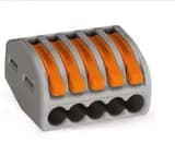 Клемма универсальная строительно-монтажная 5x0,08-4/2,5 mm2 , (40 шт/уп)