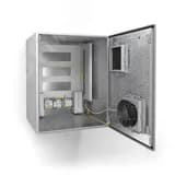 Термошкаф с обогревом и активной вентиляцией длa 19-дюймового оборудования (12U), IP55, -60град. до +50град.С, 600x760x600 мм Тахион-климат